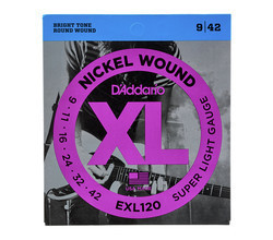 D'Addario EXL120 Nickel Wound Super Light