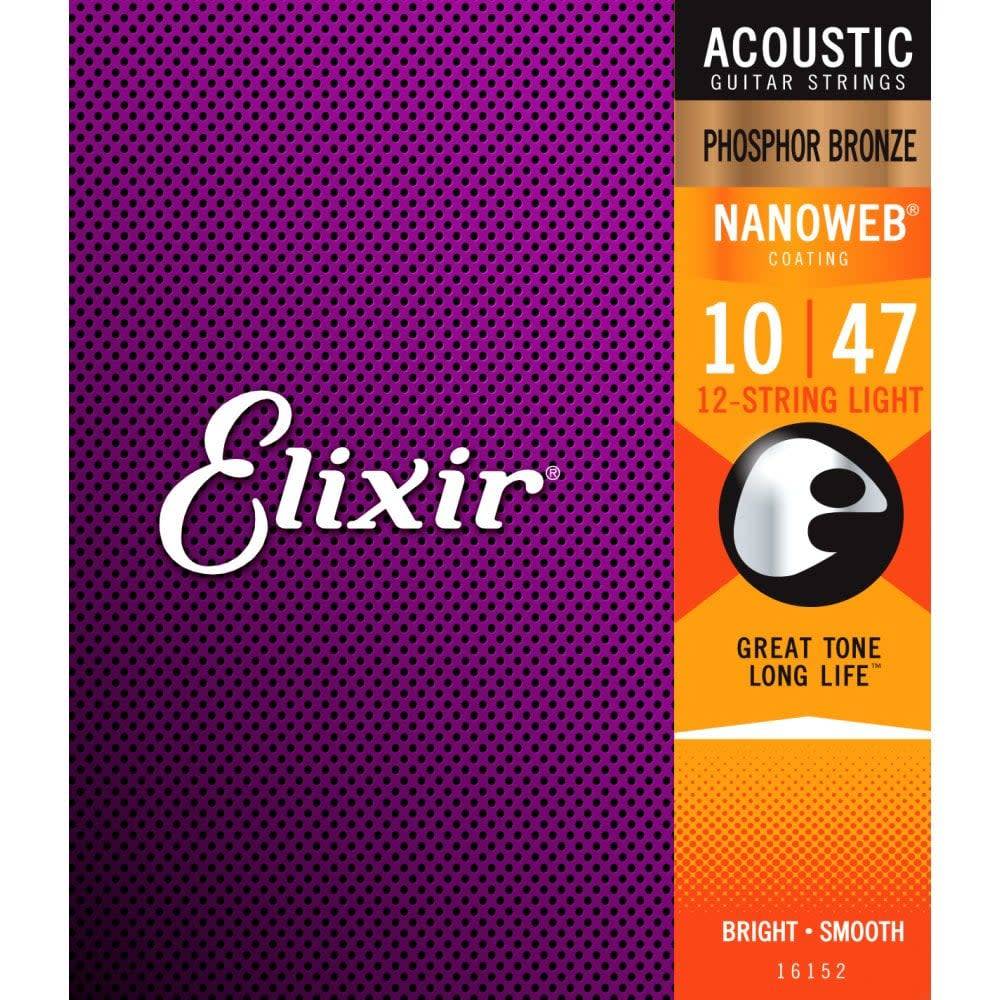 Elixir 16152 12-String Phosphor Bronze 10-47