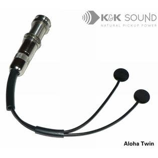 K&K Aloha Twin Dual-Head Internal Pickup for Ukulele