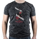 TFOA T-Shirt 'Life's Too Short' Banner N' Roses Acid Black