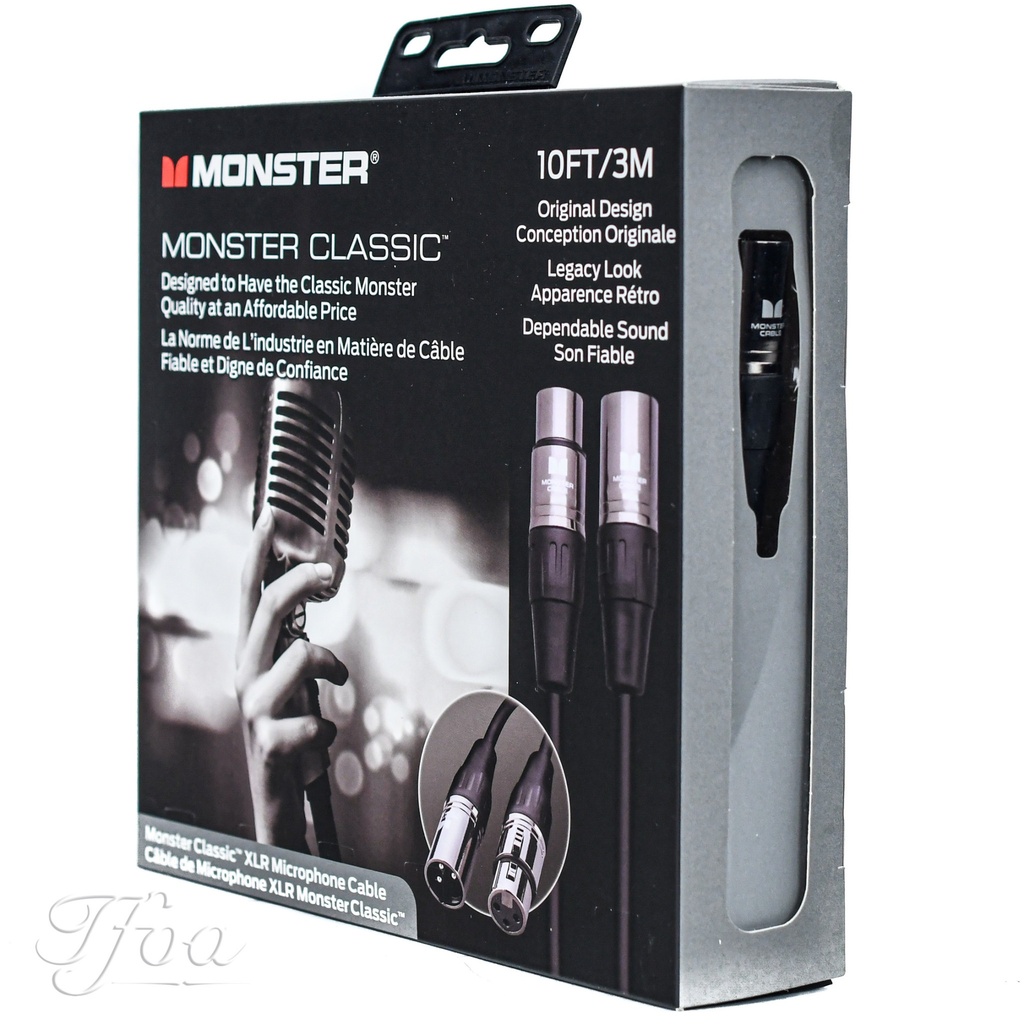 Monster Cable Classic 10 XLR 3m Microphone Cable