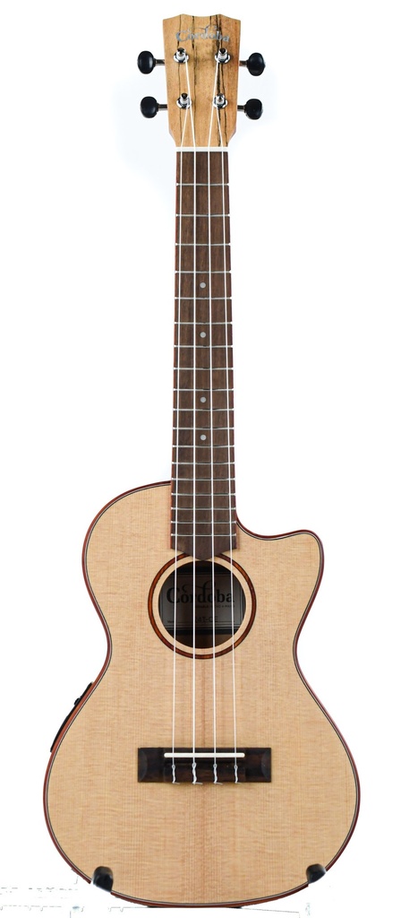 Cordoba 24TCE Tenor Spalted Maple Spruce Ukulele