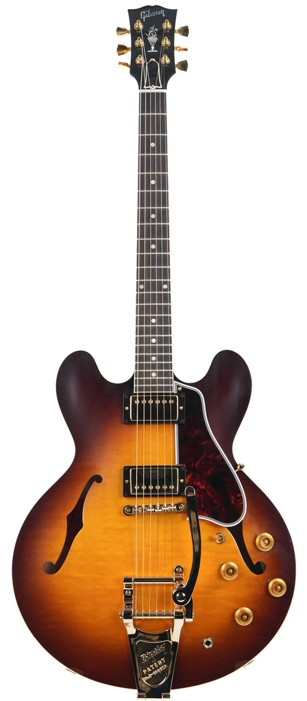 Gibson Custom 1959 ES335 Figured L5 Style Neck Vintage Sunburst VOS