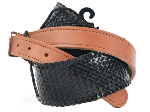 [xtfoa207] Levy's Strap Tire Diamonds Leather Bass Strap