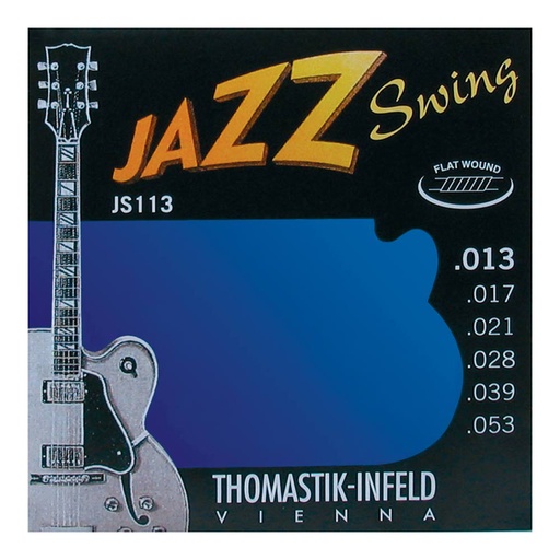 [xtfoa329] Thomastik-Infeld Jazz Swing JS113 0.13 Flatwound Strings