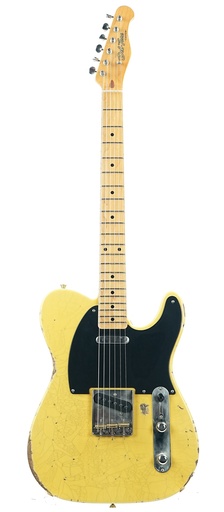 Del Tone 50s T Style Butterscotch Abachi Heavy Aged