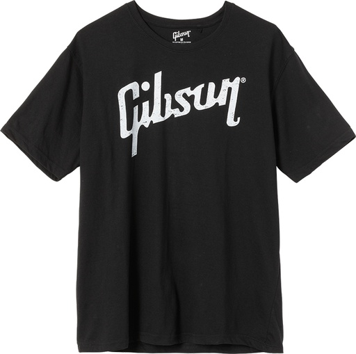 [xtfoa666] Distressed Gibson Logo Tee (Black)