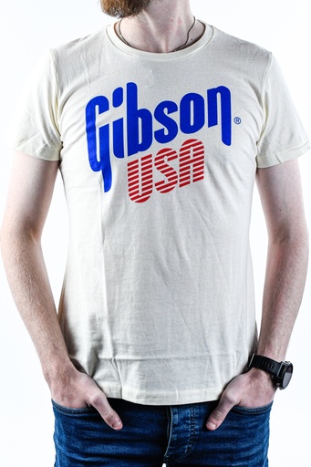 [xtfoa663] Gibson USA Women's Tee (Vintage White)