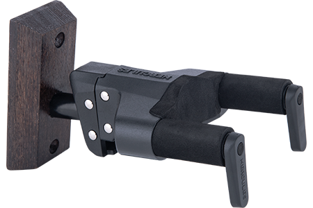 [HCGSP-38WBW+] Hercules GSP38WBW Plus Guitar Wall Hanger Brown