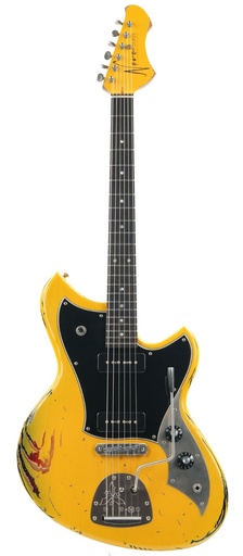 [6971] Novo Serus J Vandalism Yellow over '64 3-Tone Sunburst
