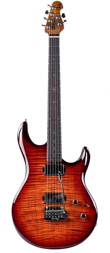 [985-TAC-R2-00-MB-CR] Music Man Luke 4 HH Maple Top After Burn