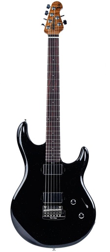 [986-24-R2-00-MB-CR] Music Man Luke 4 HH Black Sparkle