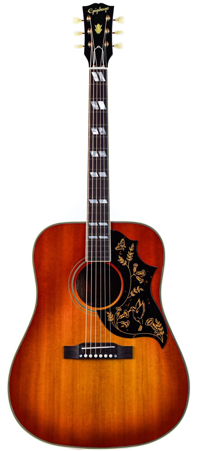 ギター Epiphone Hummingbird Inspired by Gibson Epiphone Inspired By Gibson Hummingbird, Aged Cherry