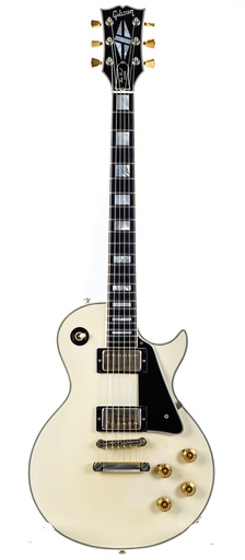 [xtfoa1058] Gibson Les Paul Custom Alpine White Refin 1976