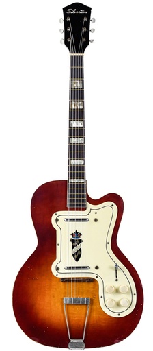 [xtfoa1219] Silvertone 1369L 'Thin Twin' 1957
