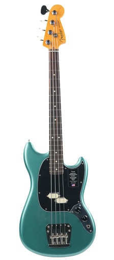 [0198650374] Fender American Professional Classic Mustang Bass Faded Sherwood Green Metallic