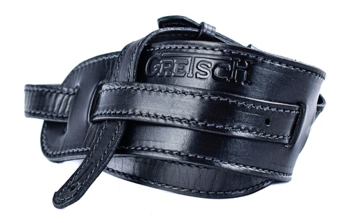 Gretsch El Dorado Leather Guitar Strap Black