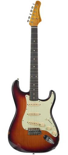 [25191] Kauffmann 63 S Alder Three Tone Sunburst Medium Aged