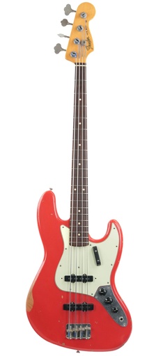 [AP15] Fender Road Worn J Bass Fiesta Red 2009