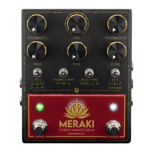 [xtfoa1493] Walrus Audio Meraki Stereo Analog Dual Delay