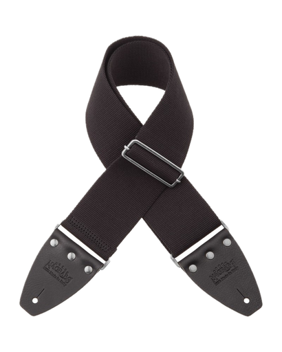 [230.301M] Magrabo Straps Stripe SC Entry Nero 8 cm terminali Nero fibbia Argento