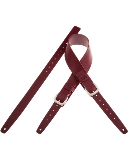 [300.007M] Magrabo Straps Tw in Buckle TC Core Bordeaux 7 cm fibbie Classic Argento