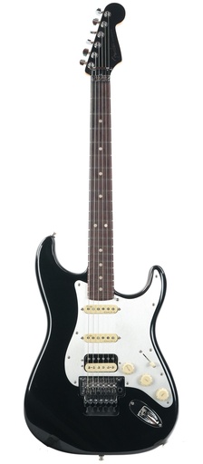Fender Ultra Luxe Stratocaster Mystic Black Floyd Rose HSS 2023