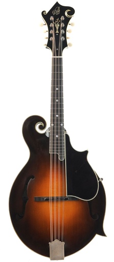 [15510] Duff H5 Mandola Quilted Maple Adirondack Sunburst 2010