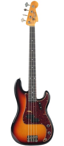 [CZ572548] Fender Custom Shop 66 Precision bass Journeyman Bleached 3 Tone Sunburst 2023