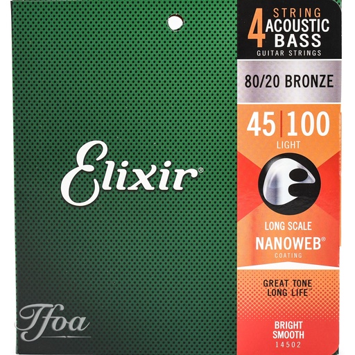 [CEL 14502] Elixir 14502 Acoustic Bass Strings