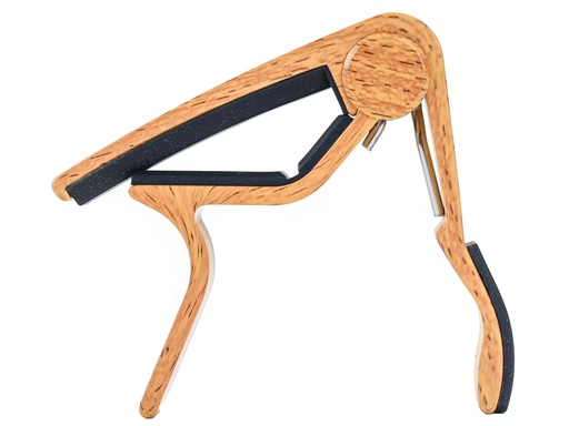 CLX Steel String Capo Light Wood