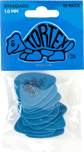 [10130] Dunlop 12 Pack 1.00mm Tortex