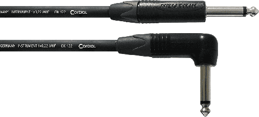 [496941] Cordial Select 9M Guitar Cable Angled - Straight