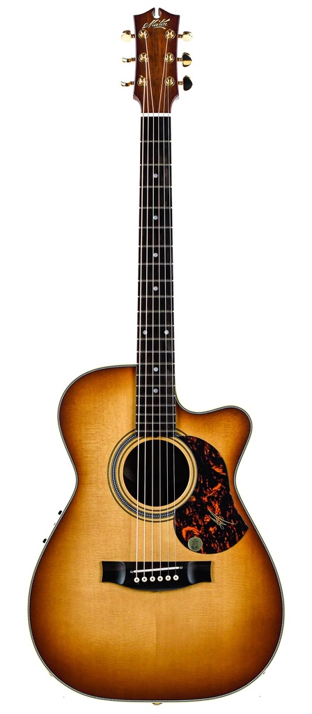 Maton EBG808c Vintage Amber Burst Satin Nashville Cutaway | The