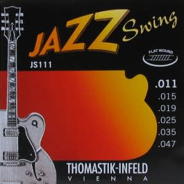 [THJS-111] Thomastik Jazz Swing JS111 11-47 Flatwound Strings