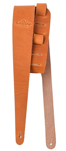 [xtfoa27] TFOA Leather Guitar Strap Cognac