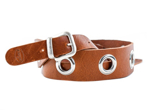 [xtfoa100] TFOA Liam's Knuckles and Leather Guitar Strap Cognac