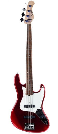 [SML21VJ4 31 ALD FR] Sadowsky MetroLine 21 Fret Vintage J/J Bass 4 String Candy Apple Red Metallic