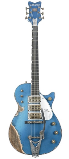 [9252004026] Gretsch Custom Shop G6134T Heavy Relic Lake Placid Blue Chad Henrichsen Masterbuilt